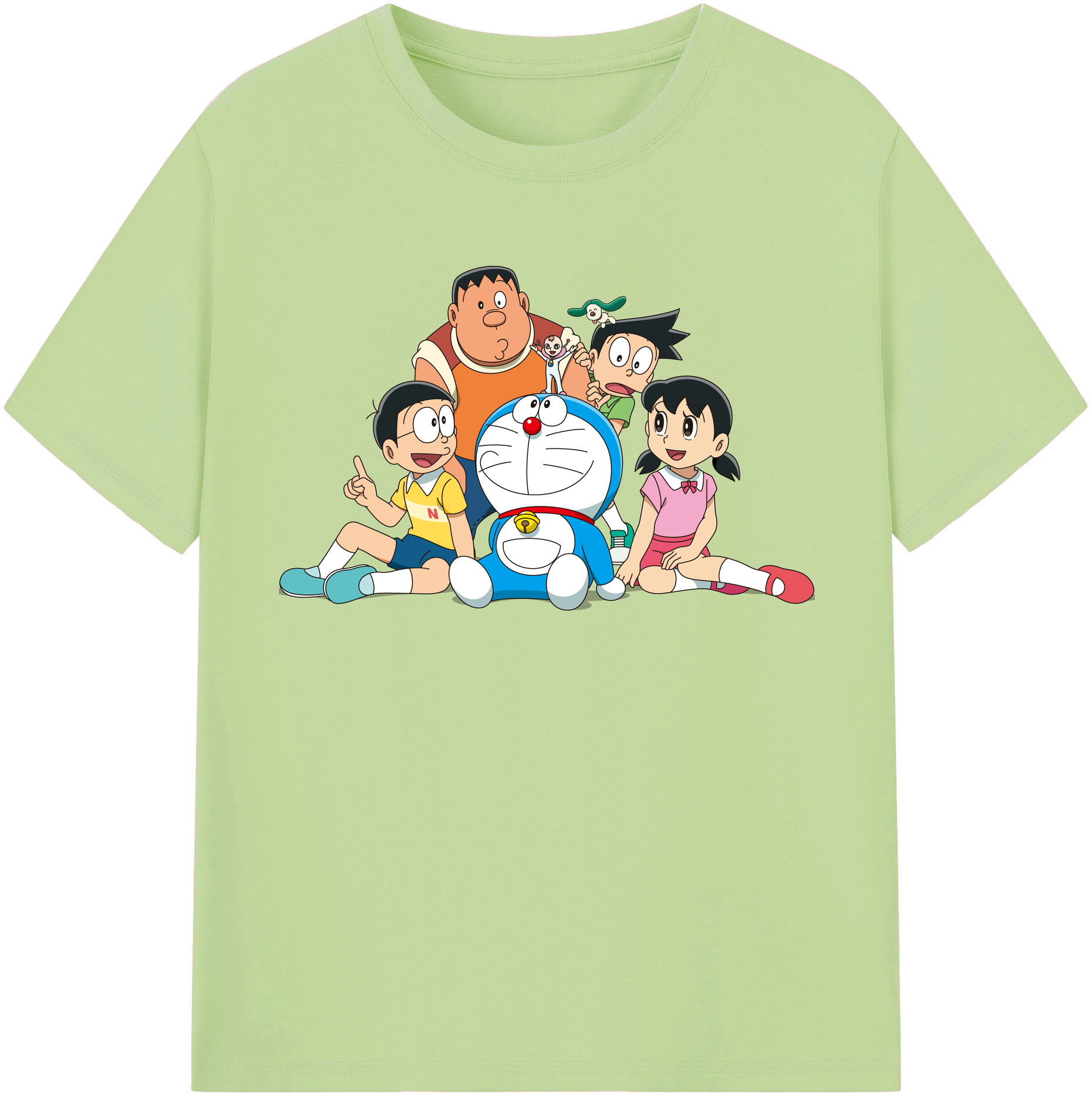 （画像用） ドラえもん Doraemon 綿100％半袖Tシャツ（フロントプリント）
